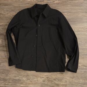 Uniqlo Women's Black Button Down Shirt